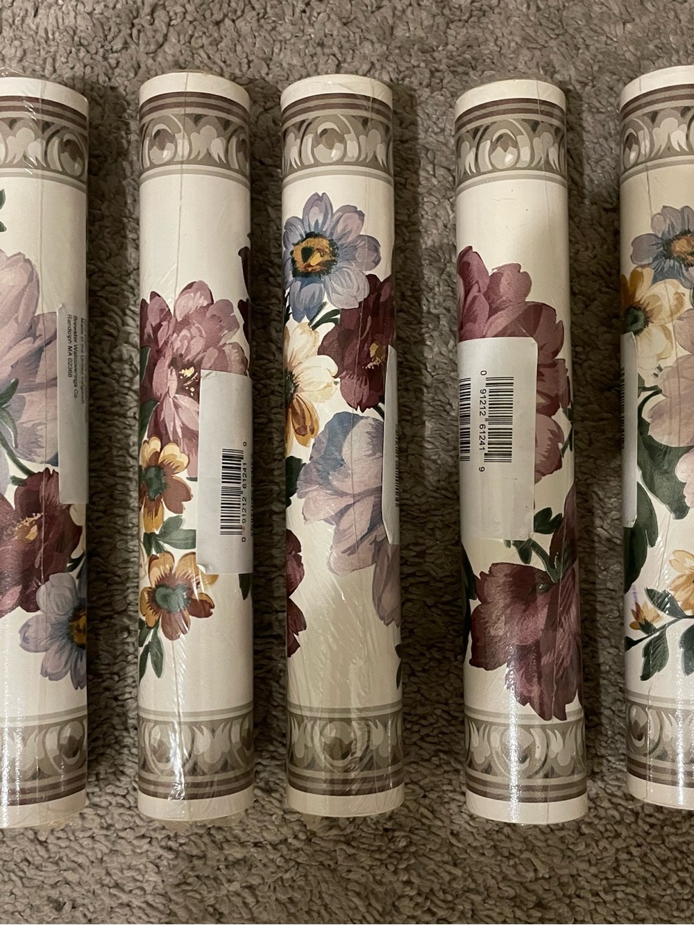 Floral Wallpaper Border Roll - Multicolor